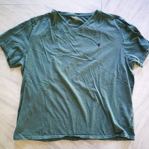 Polo Ralph Lauren Men's Short Sleeve V-Neck T-Shirt XXL - Green Heather